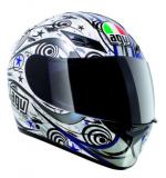 prilba AGV K3 MULTI asymetry  blue-gunme