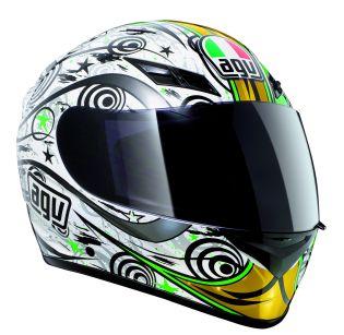prilba AGV K3 MULTI asymetry green-gold