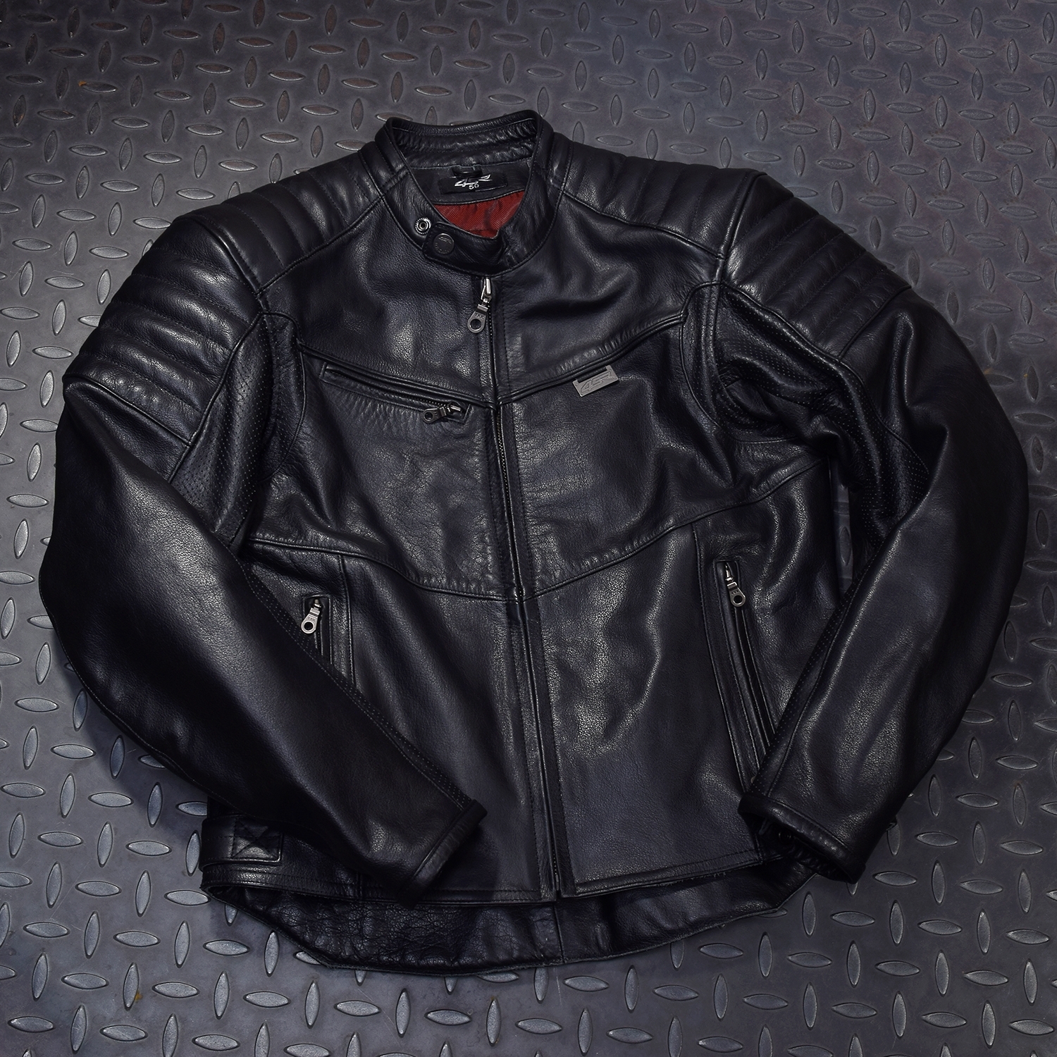 Kožená bunda 4SR Hooligan - Black Velvet