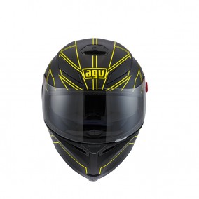 Prilba AGV K5 S HERO Black/Yelow Fluo