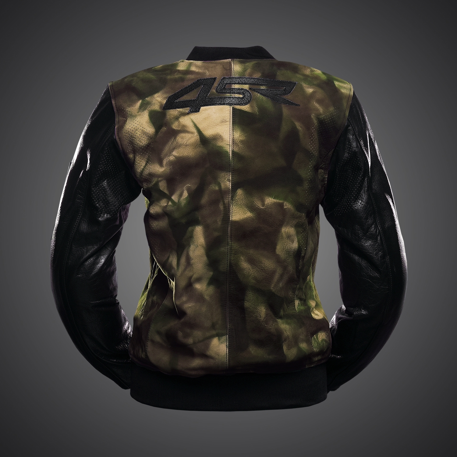 Dámska kožená bunda 4SR Bomber Camo Lady