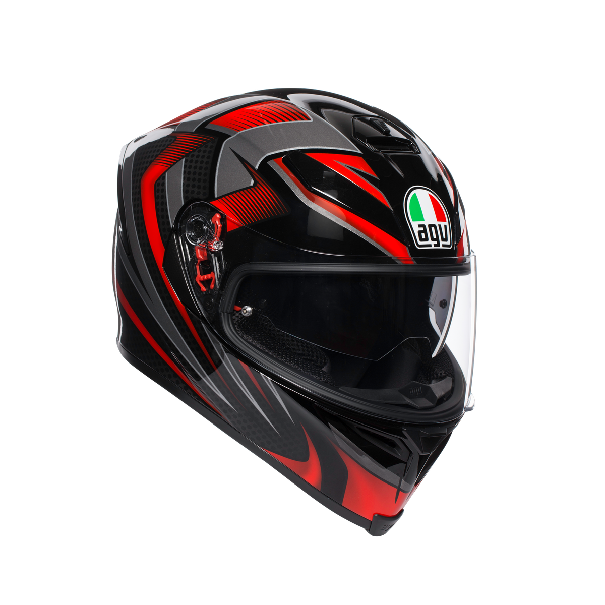 Prilba AGV K5 S HURRICANE 2.0 BLACK/RED