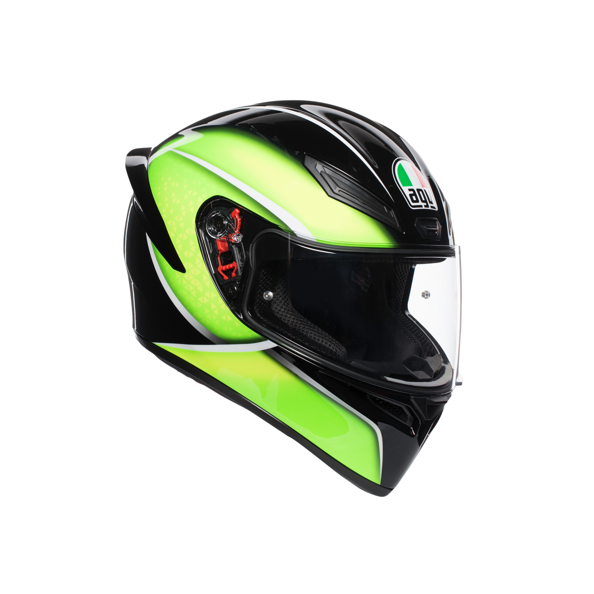 Prilba AGV K1 QUALIFY BLACK/LIME