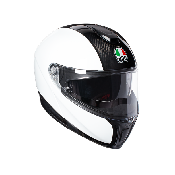 Prilba AGV SPORTMODULAR - CARBON/WHITE