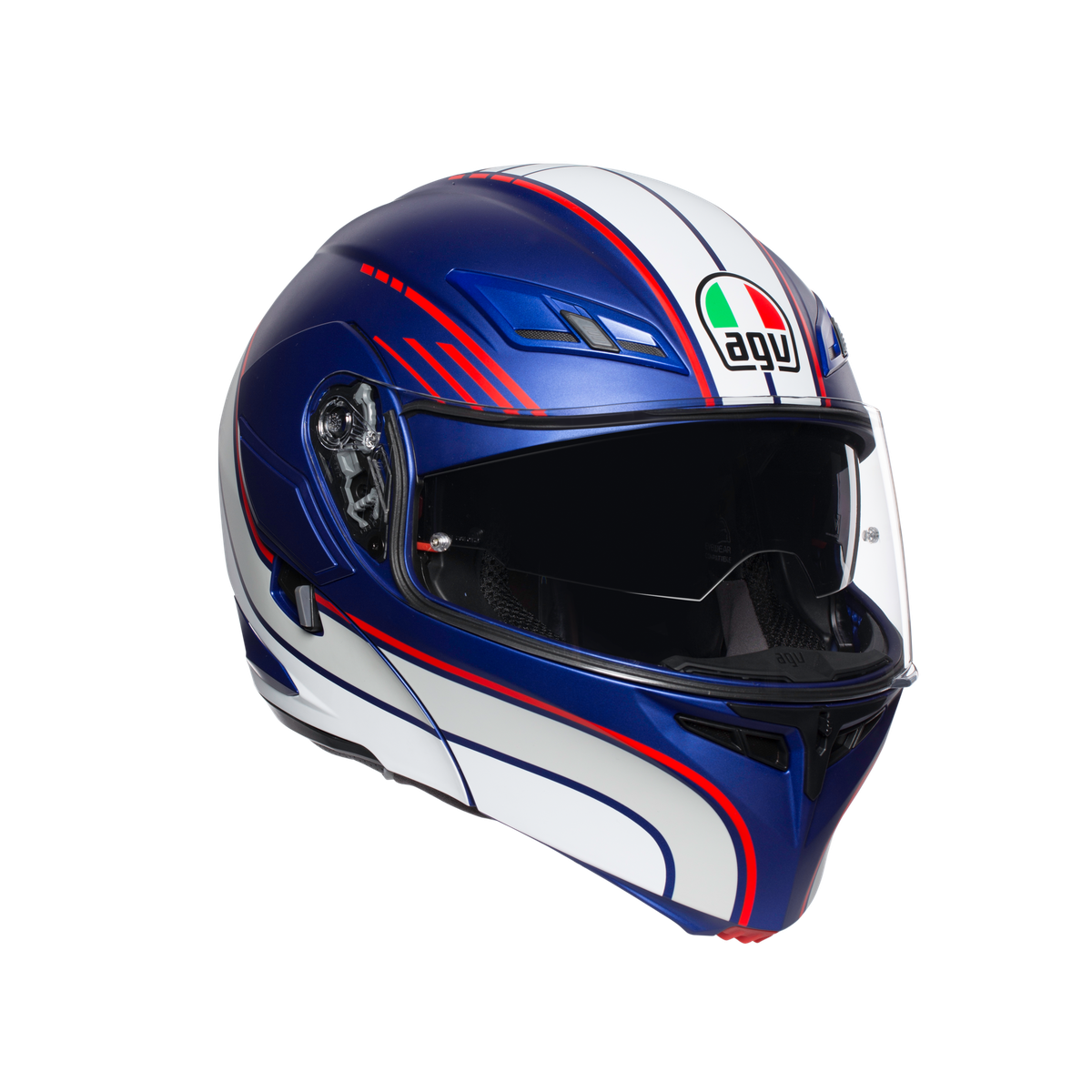 Prilba AGV Compact BOSTON MATT BLUE/WHITE/RED