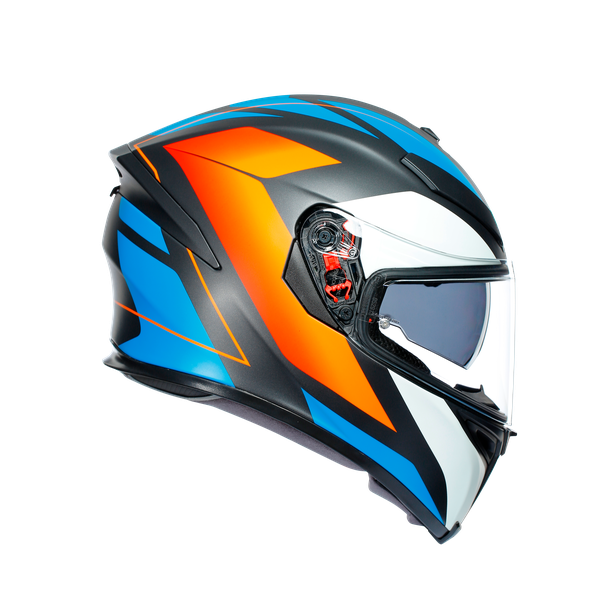 Prilba AGV K5 S CORE MATT BLACK/BLUE/ORANGE