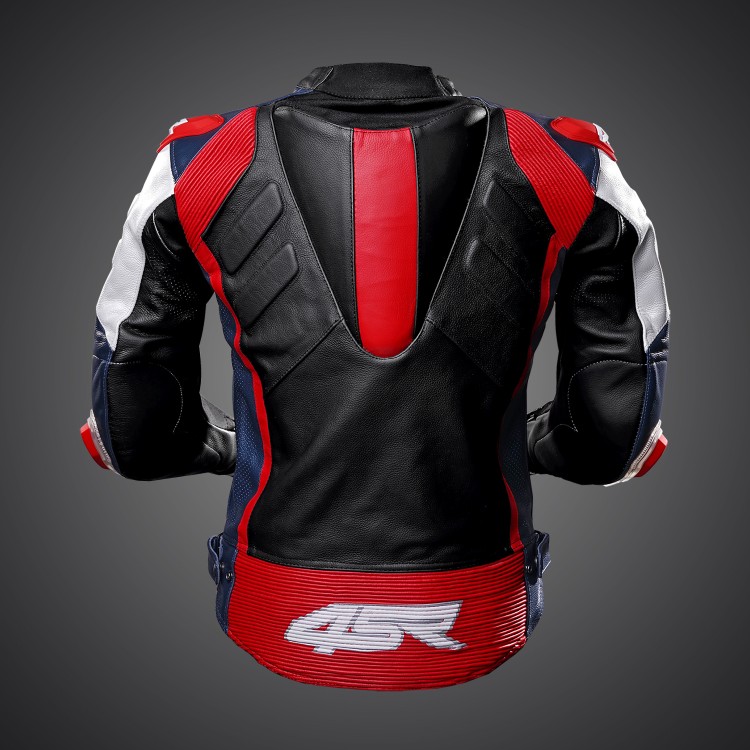 Kožená bunda 4SR TT Replica Tricolor 020