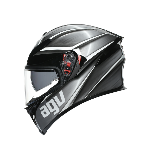 Prilba AGV K5 TEMPEST BLACK/SILVER