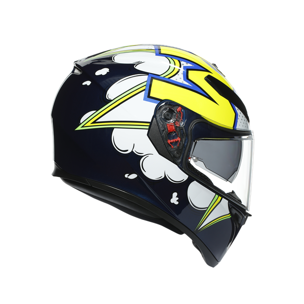 Prilba AVG K3 SV BUBBLE BLUE/WH/YELLOW FLUO