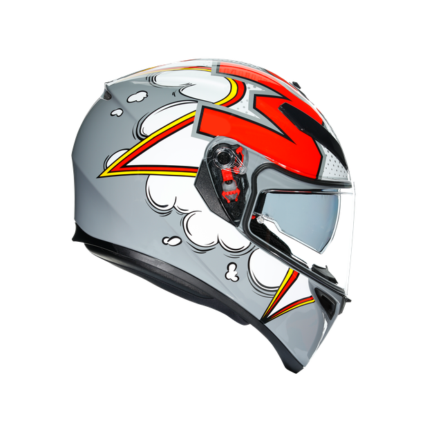 Prilba AVG K3 SV MULTI - BUBBLE GREY/WHITE/RED