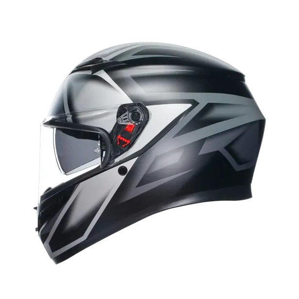 Prilba AGV K3 COMPOUND MATT BLACK/GREY