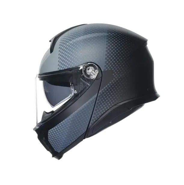 Prilba AGV TOURMODULAR TEXTOUR MATT BLACK/GREY