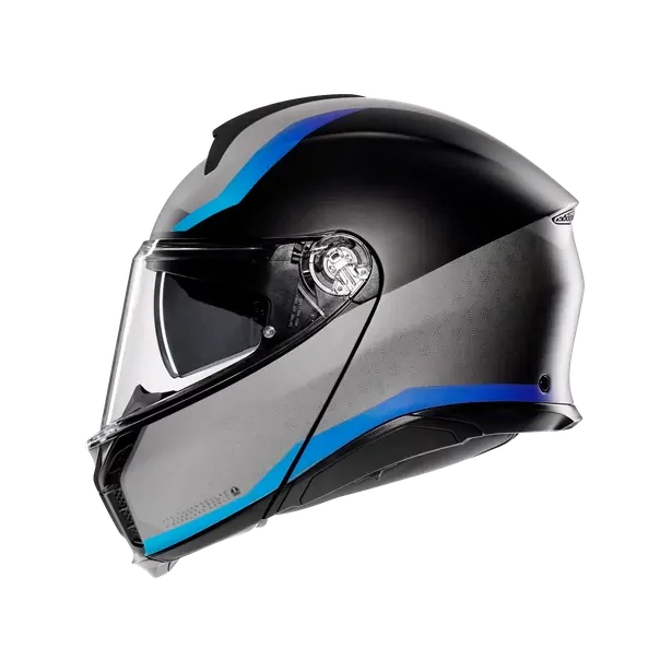 Prilba AGV TOURMODULAR STRAY MATT BLACK/GREY/BLUE