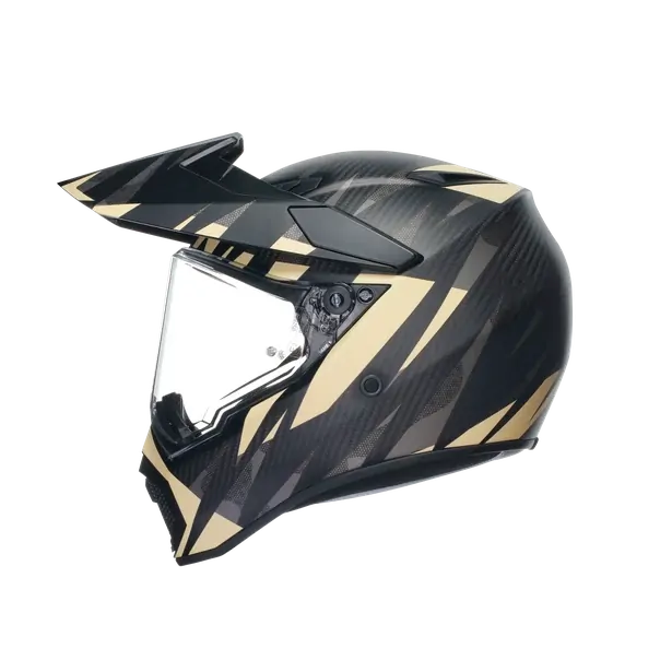 Prilba AGV AX9 STEPPA MATT CARBON/GREY/SAND