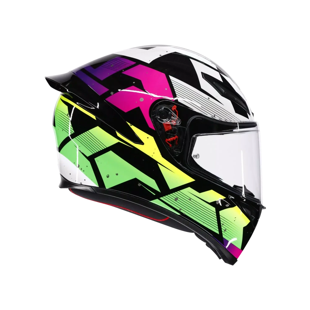 Prilba AGV K1 S PUNKPULSE BLACK/PURPLE/LIME