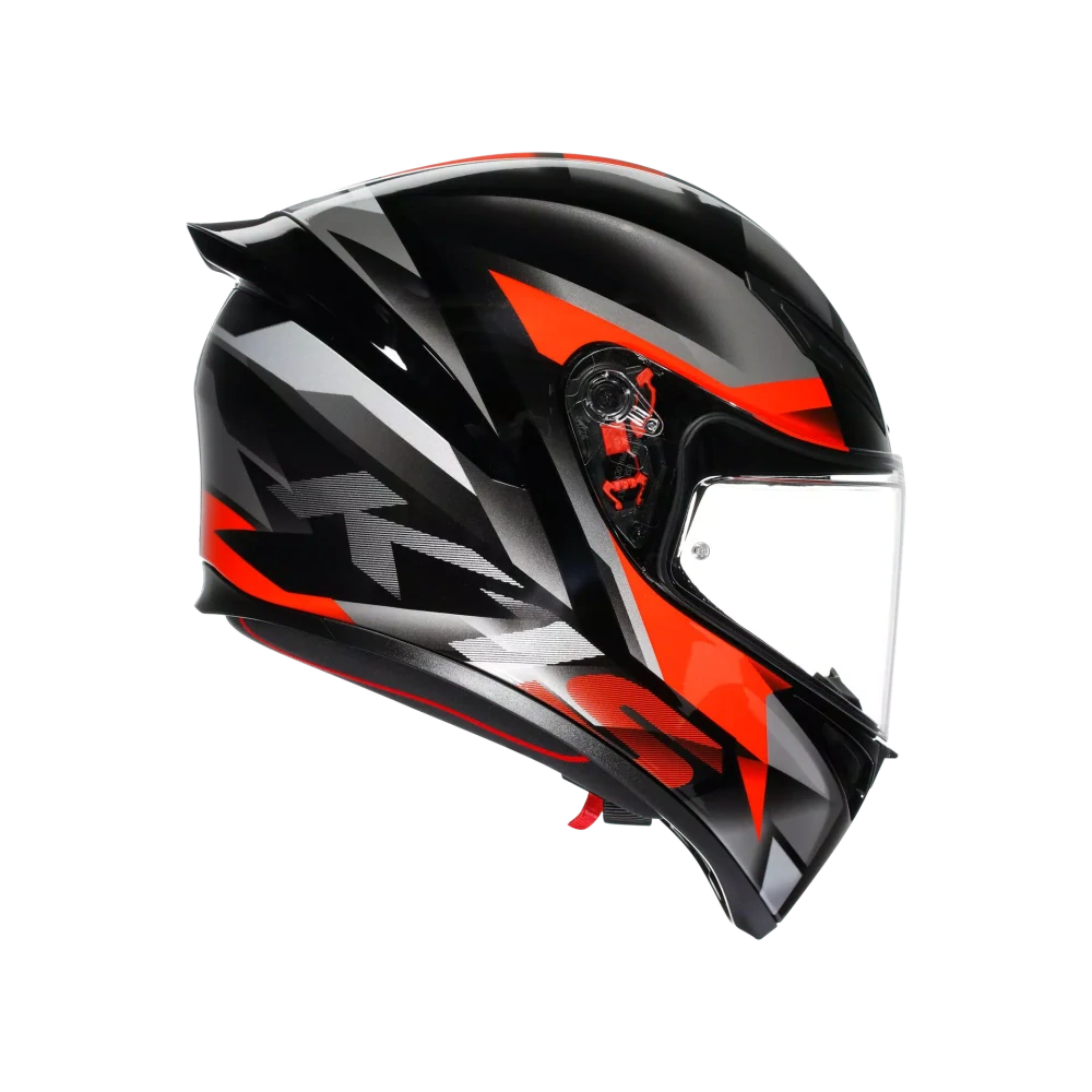 Prilba AGV K1 S E2206 - FASTLAP BLACK/GREY/RED
