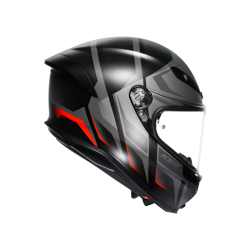 Prilba AGV K6 S E2206 - KARVE MATT BLACK/GREY/RED