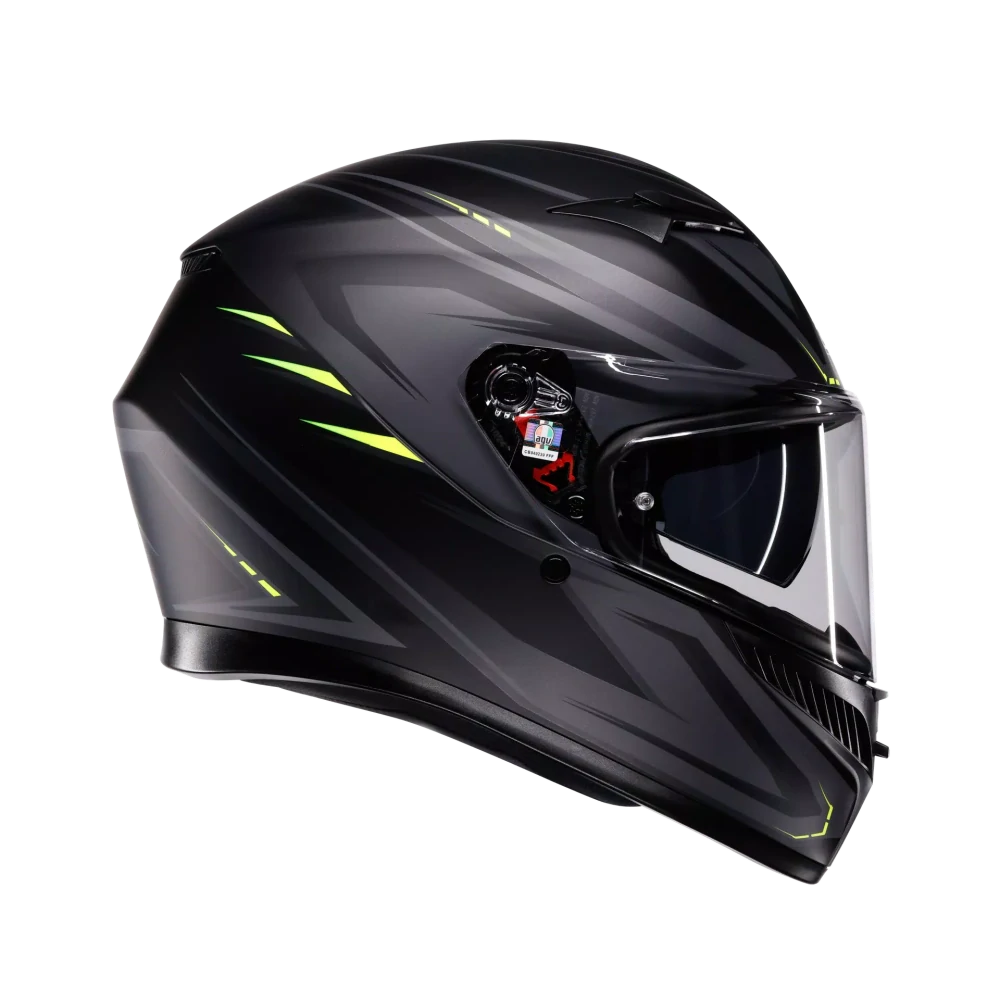 Prilba AVG K3 SYTH MATT BLACK/YELLOW FLUO