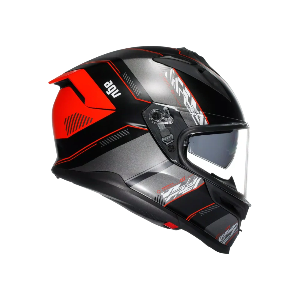 Prilba AGV K7 KYBER MATT BLACK/RED