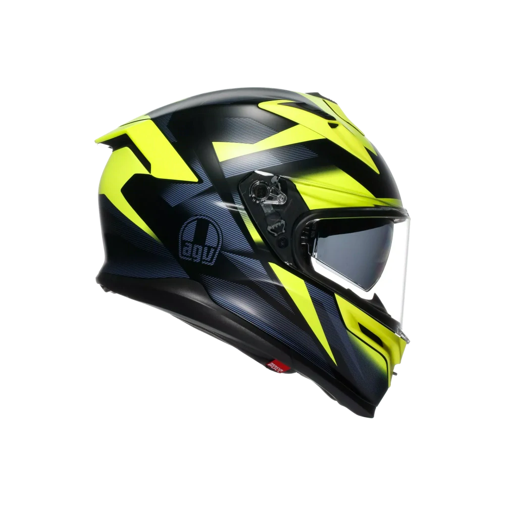 Prilba AGV K7 GLIMPSE MATT BLACK/YELLOW FLUO