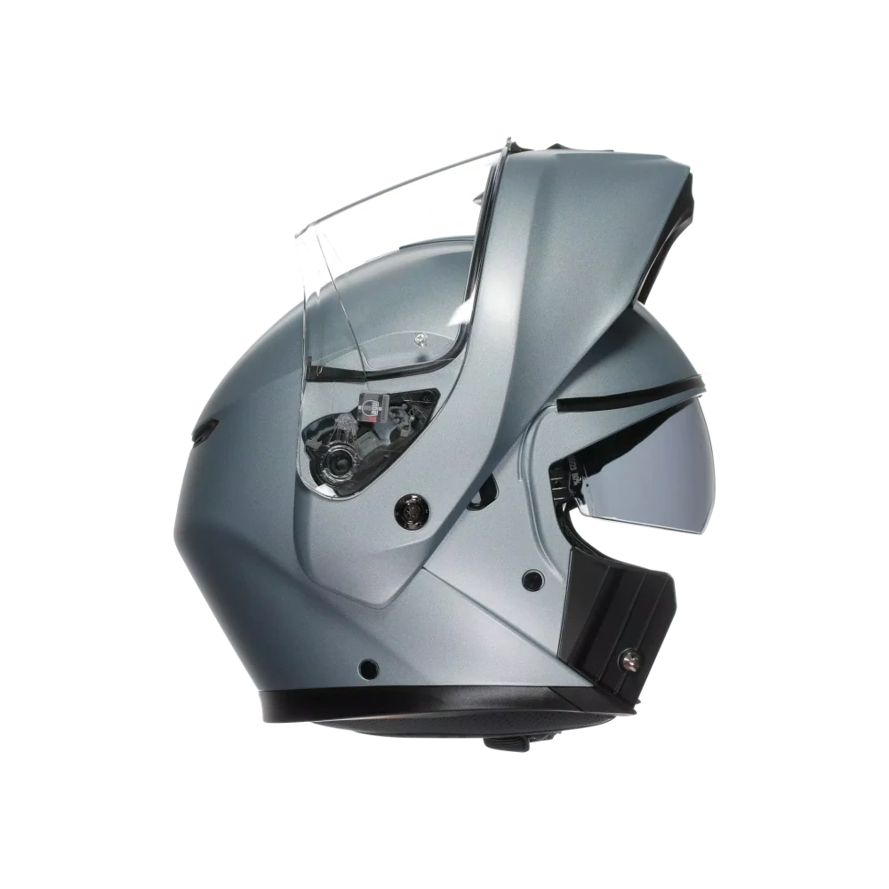 Prilba AGV Streetmodular MONO MATT SILVER