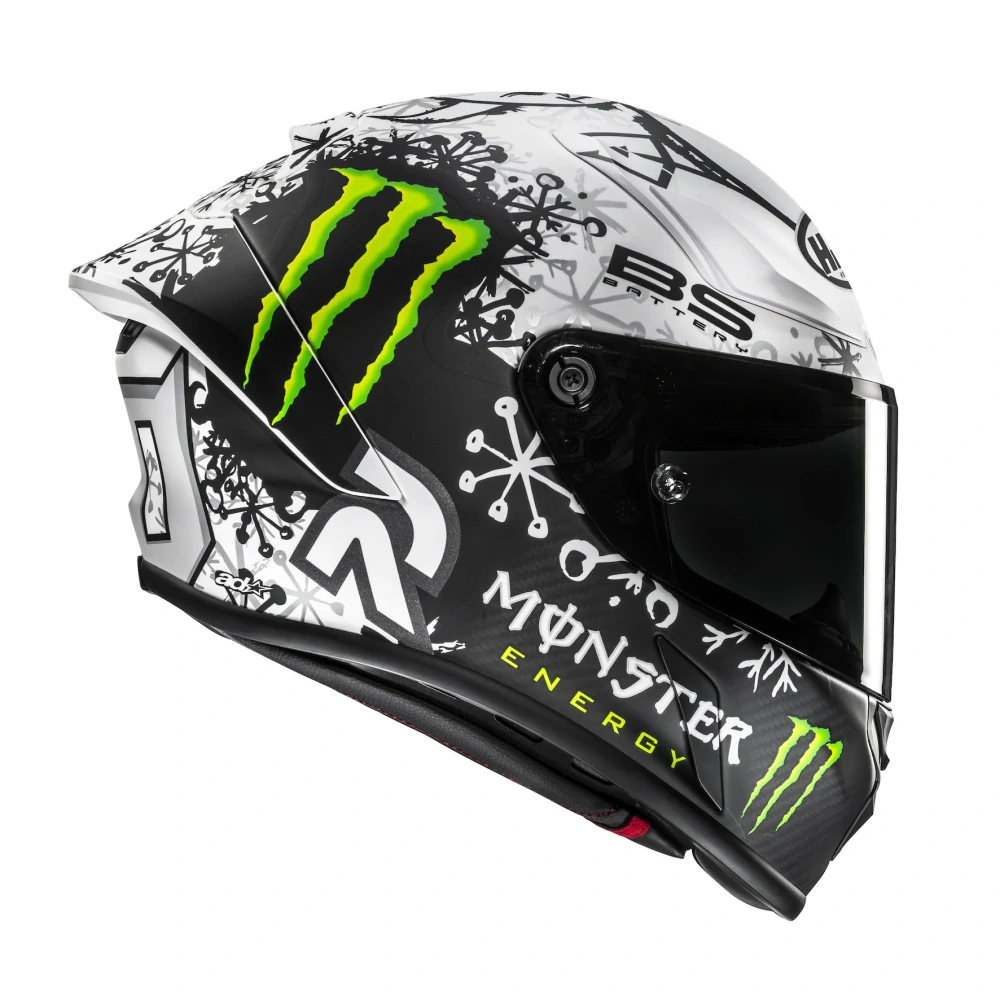 Prilba HJC RPHA1 V2 CARBON SNOW DIABLO MC10SF