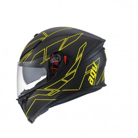 Prilba AGV K5 S HERO Black/Yelow Fluo