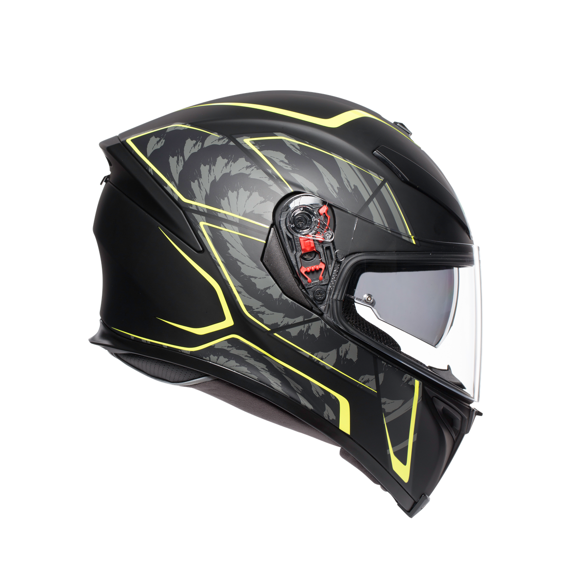 Prilba AGV K5 S TORNADO BLACK/YELLOW FLUO