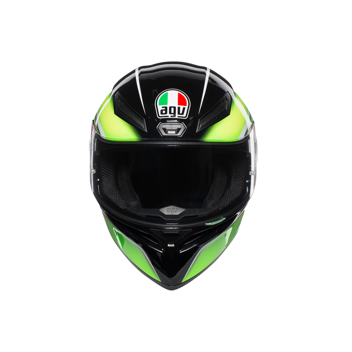 Prilba AGV K1 QUALIFY BLACK/LIME