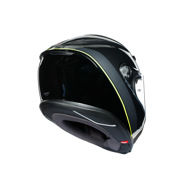 Prilba AGV K6 MINIMAL Gunmetal/Black/Yellow Fluo