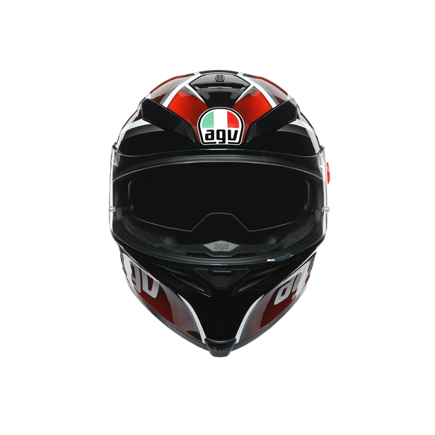 Prilba AGV K5  TEMPEST BLACK/RED