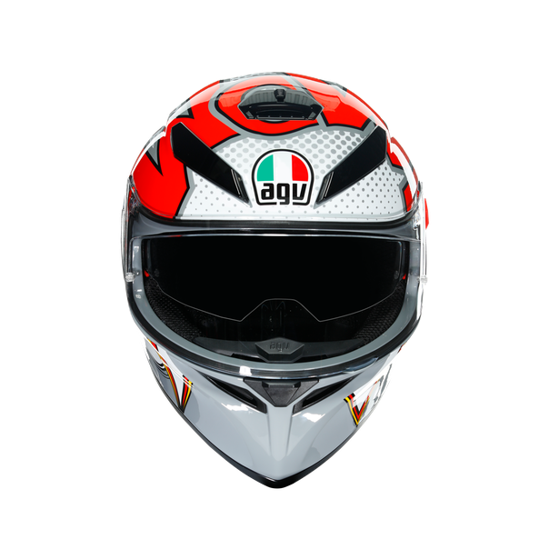 Prilba AVG K3 SV MULTI - BUBBLE GREY/WHITE/RED