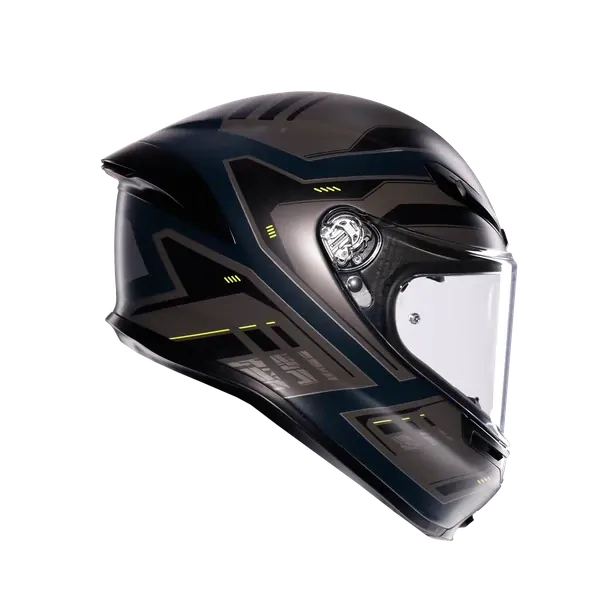 Prilba AGV K6 S ENHANCE MATT GREY/YELLOW FLUO