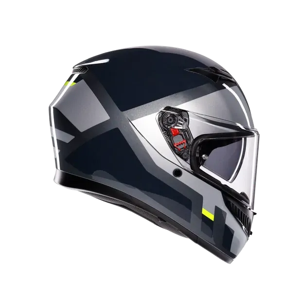 Prilba AGV K3 SHADE GREY/YELLOW FLUO