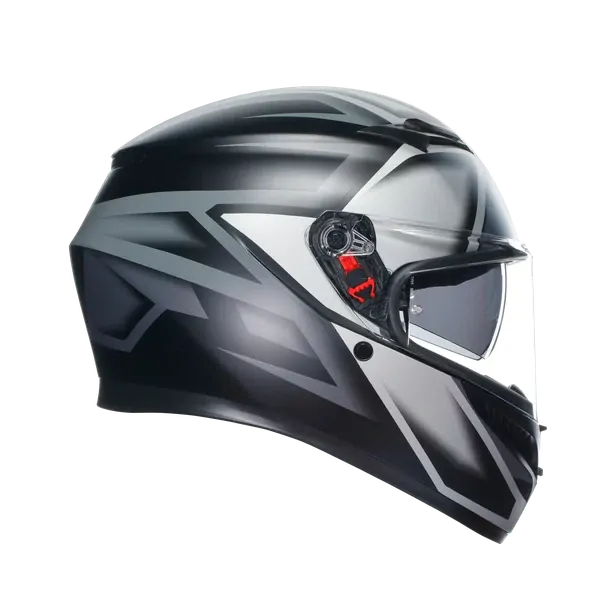 Prilba AGV K3 COMPOUND MATT BLACK/GREY