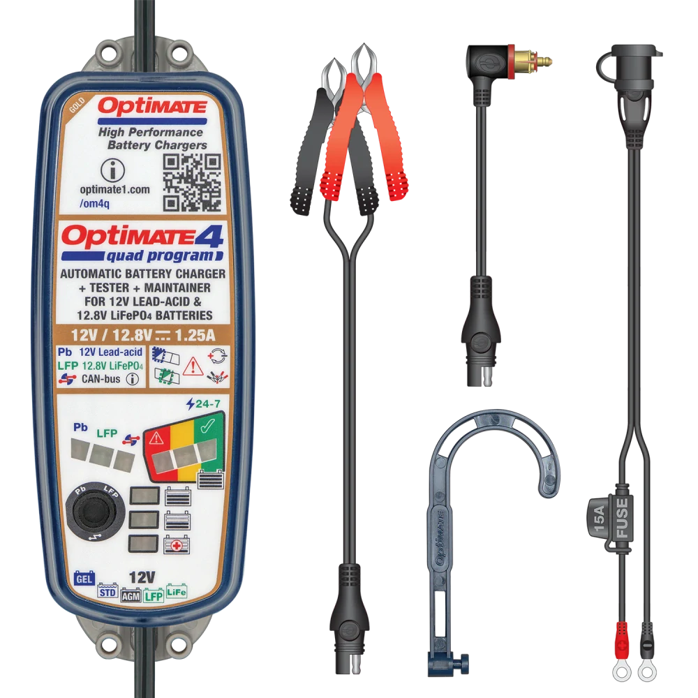 Nabíjačka OPTIMATE 4 Quad PREMIUM edícia