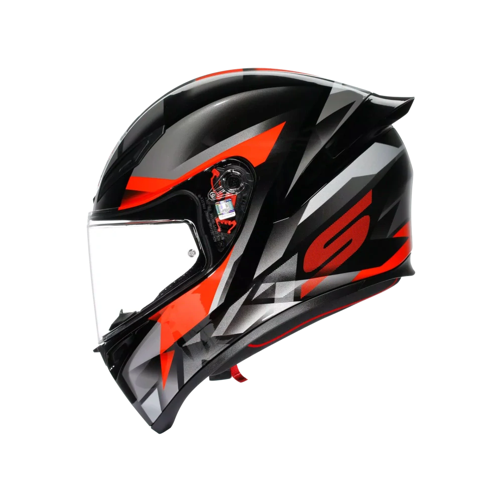 Prilba AGV K1 S E2206 - FASTLAP BLACK/GREY/RED