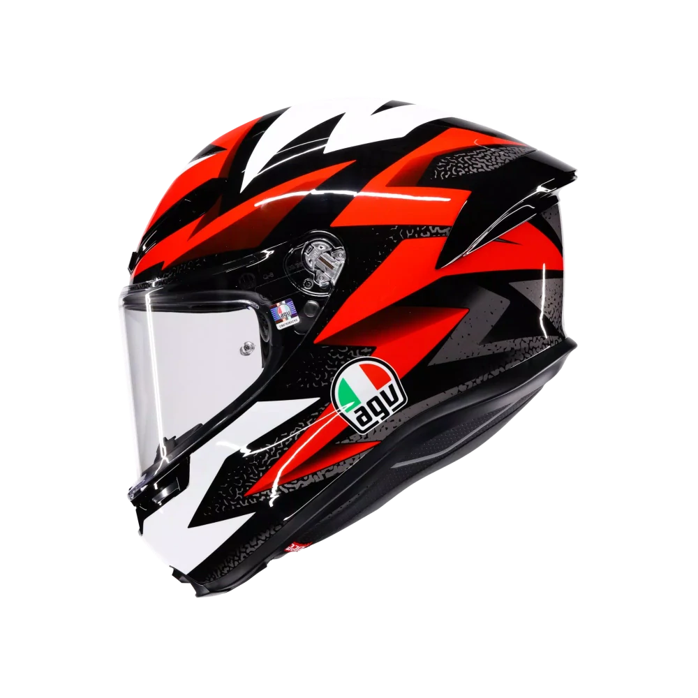 Prilba AGV K6 S BRAVEN BLACK/RED/WHITE