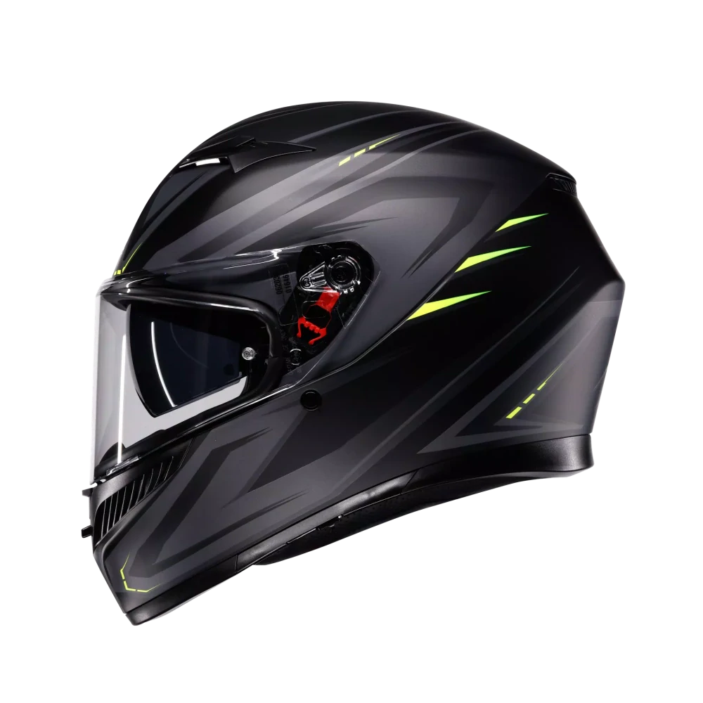Prilba AVG K3 SYTH MATT BLACK/YELLOW FLUO