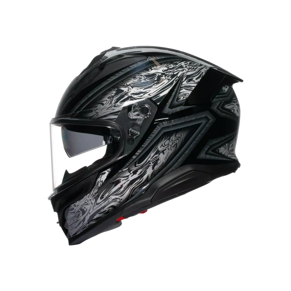 Prilba AGV K7 DAMASCUS BLACK/SILVER