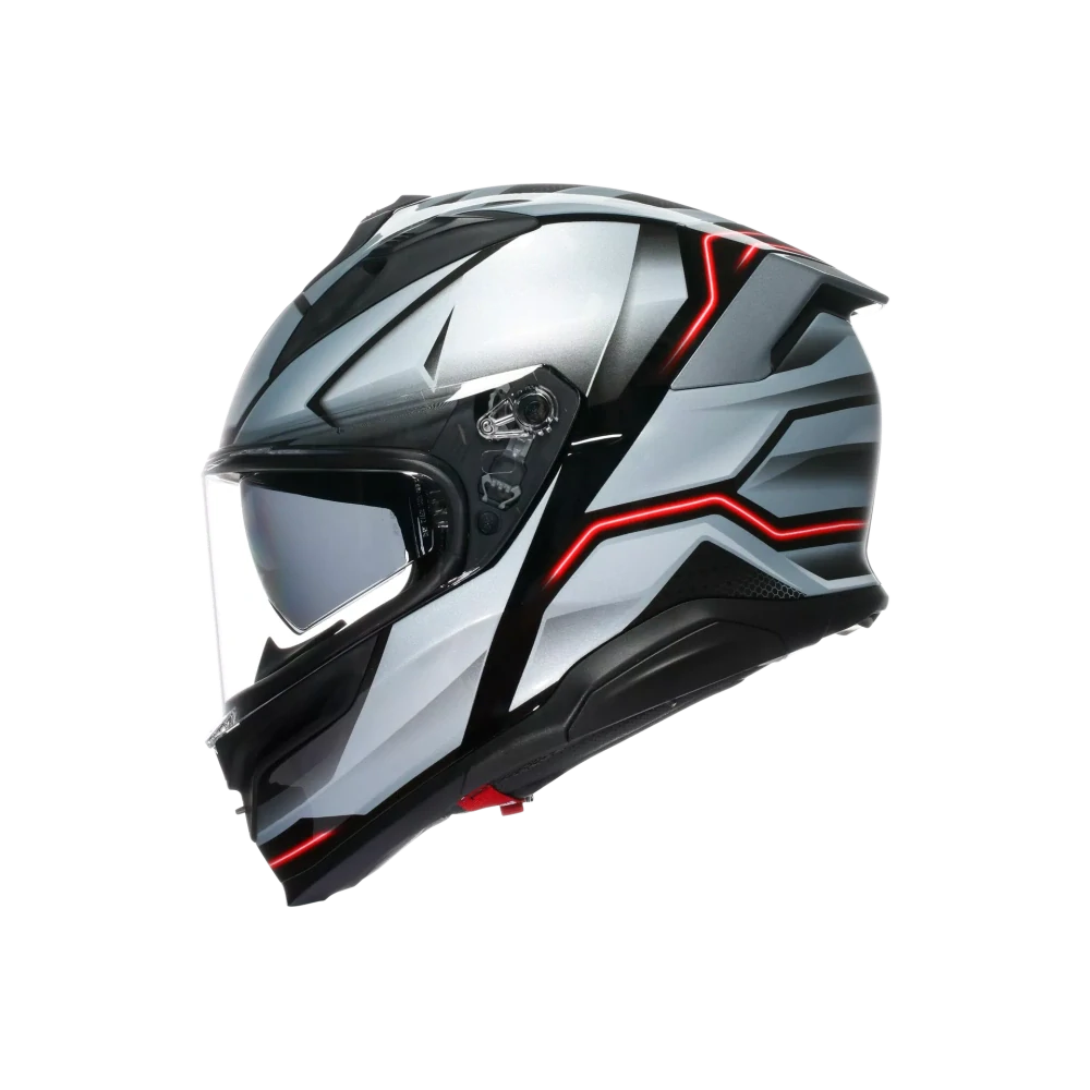 Prilba AGV K7 JAEGER BLACK/SILVER