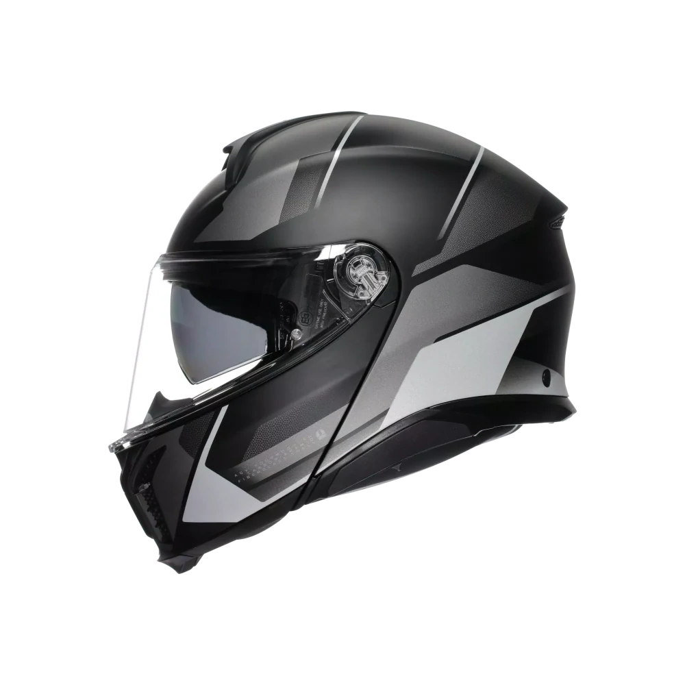 Prilba AGV TOURMODULAR PERCEPTION MATT BLACK/SILVER