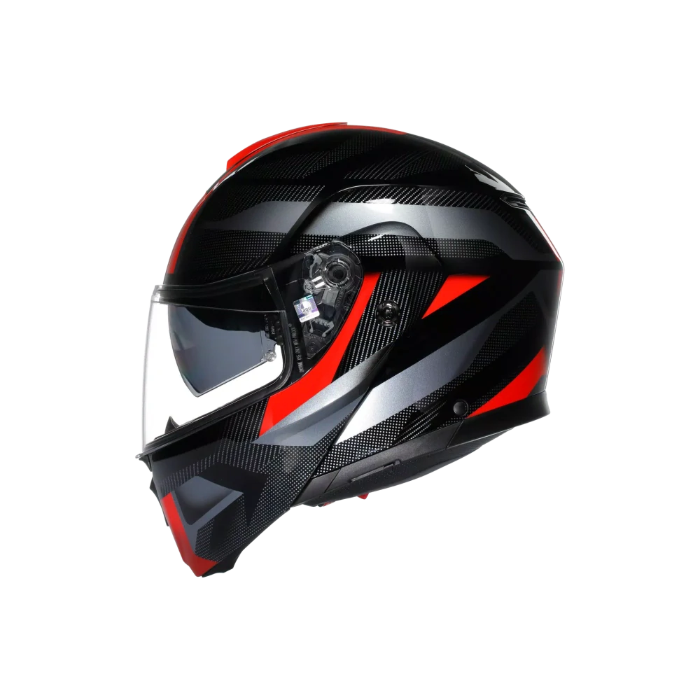 Prilba AGV Streetmodular LEDRO BLACK/RED