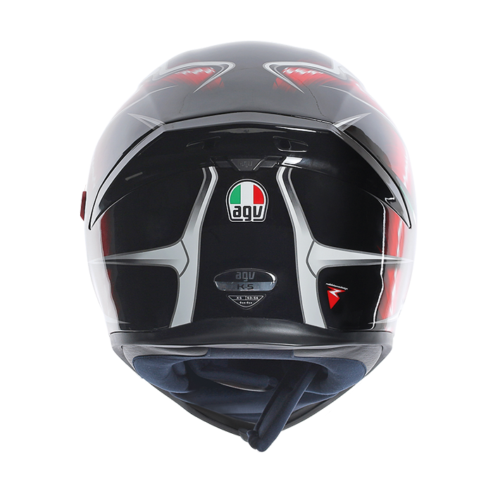 Prilba AGV K5 S Hurricane Black/Red/White