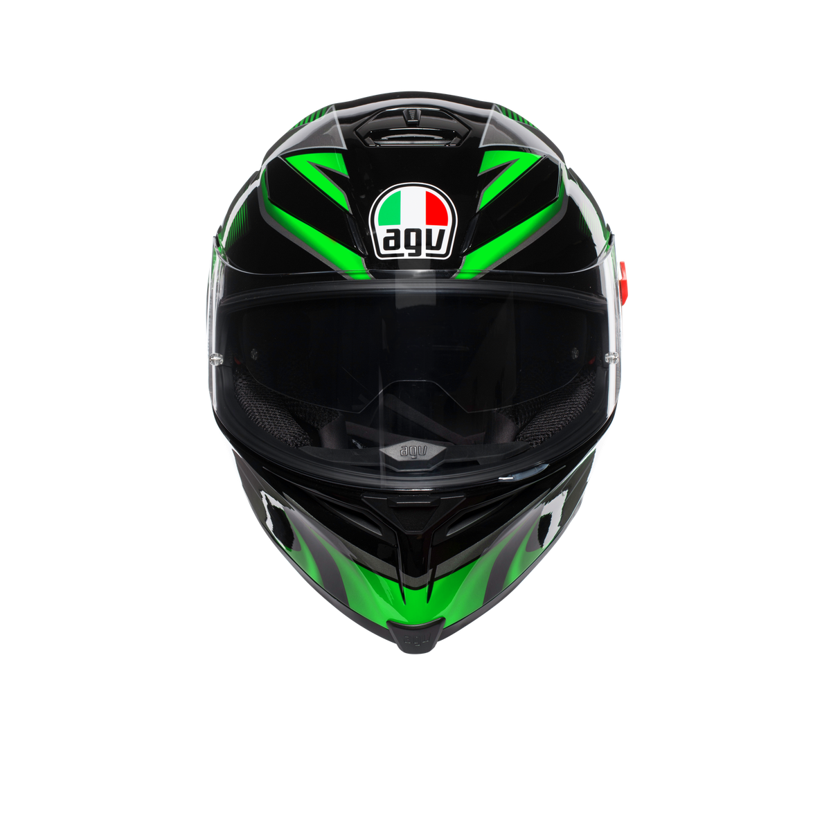 Prilba AGV K5 S HURRICANE 2.0 BLACK/GREEN