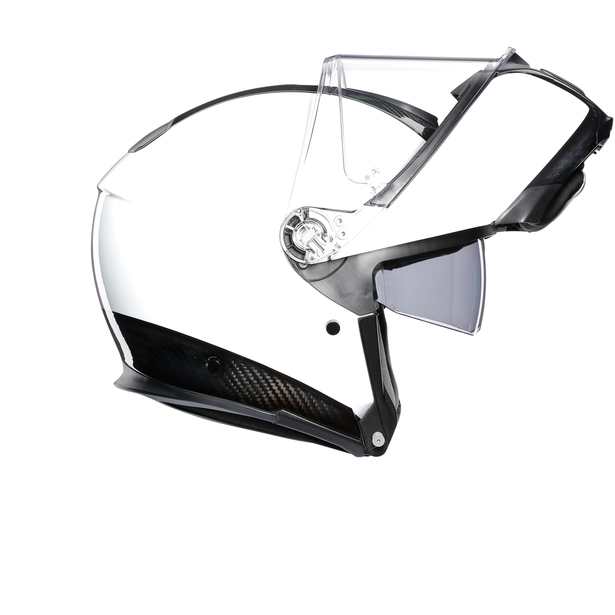 Prilba AGV SPORTMODULAR - CARBON/WHITE