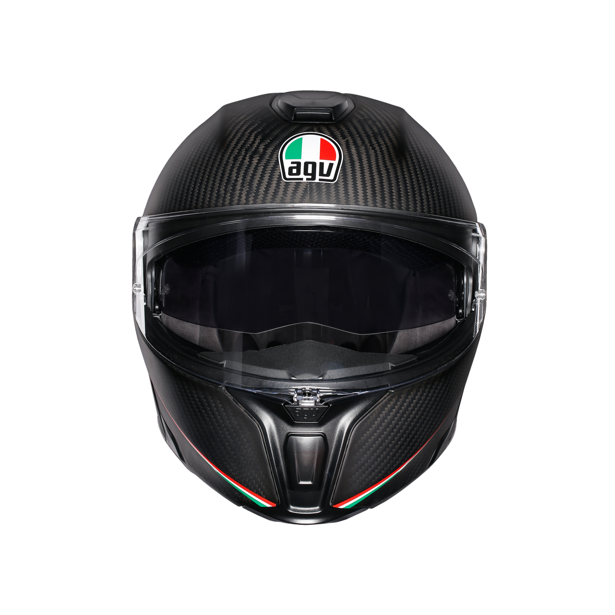Prilba AGV SPORTMODULAR - REFRACTIVE CARBON/SILVER