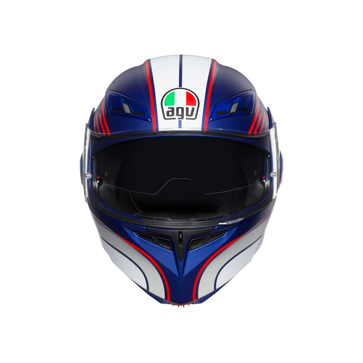 Prilba AGV Compact BOSTON MATT BLUE/WHITE/RED