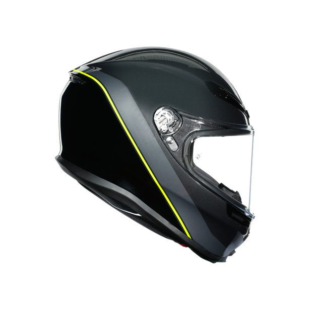 Prilba AGV K6 MINIMAL Gunmetal/Black/Yellow Fluo