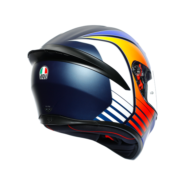 Prilba AGV K1 POWER MATT DARK BLUE/ORANGE/WHITE